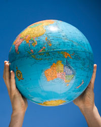 World globe